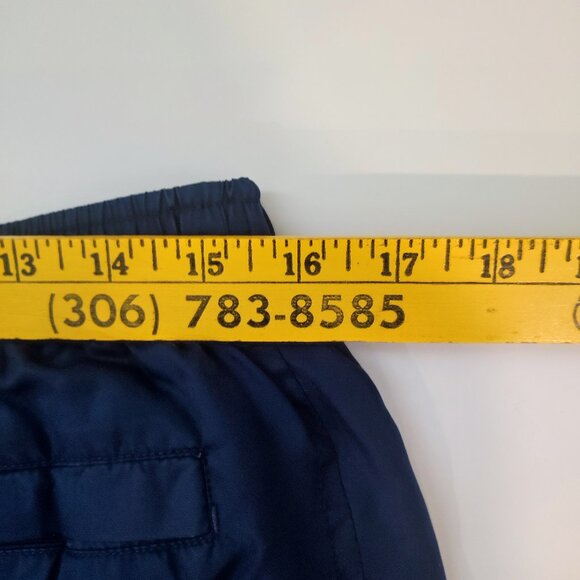 Adidas nylon sweatpants with insert lining blue men's size L Y2K - Picture 12 of 14